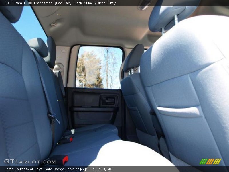 Black / Black/Diesel Gray 2013 Ram 1500 Tradesman Quad Cab
