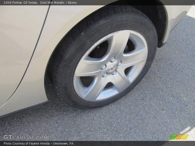 Gold Mist Metallic / Ebony 2009 Pontiac G6 Sedan