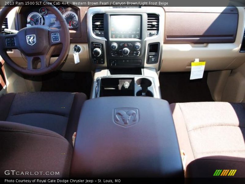 Dashboard of 2013 1500 SLT Crew Cab 4x4