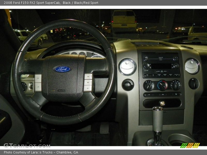 Black / Black/Red Sport 2008 Ford F150 FX2 Sport SuperCab