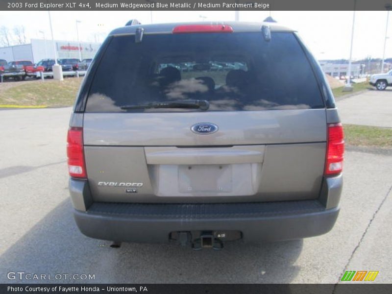 Medium Wedgewood Blue Metallic / Medium Parchment Beige 2003 Ford Explorer XLT 4x4