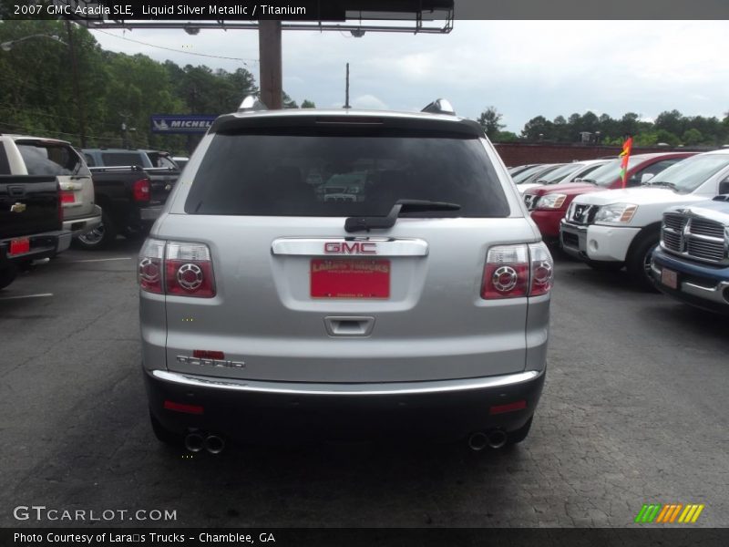 Liquid Silver Metallic / Titanium 2007 GMC Acadia SLE