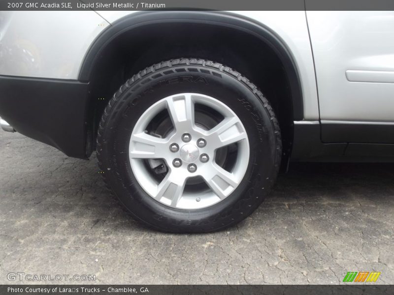 Liquid Silver Metallic / Titanium 2007 GMC Acadia SLE