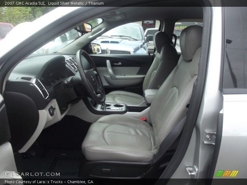 Liquid Silver Metallic / Titanium 2007 GMC Acadia SLE