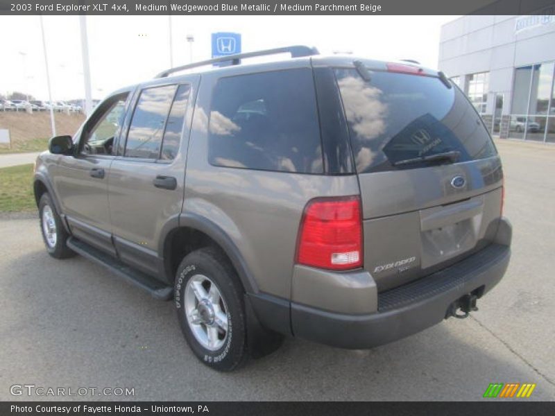 Medium Wedgewood Blue Metallic / Medium Parchment Beige 2003 Ford Explorer XLT 4x4