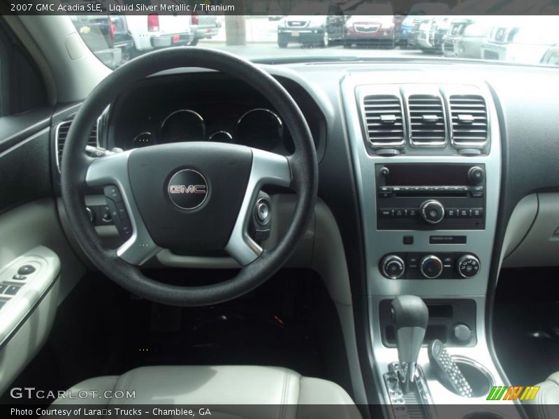 Liquid Silver Metallic / Titanium 2007 GMC Acadia SLE