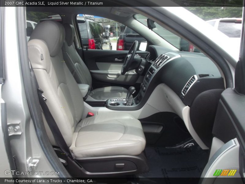 Liquid Silver Metallic / Titanium 2007 GMC Acadia SLE
