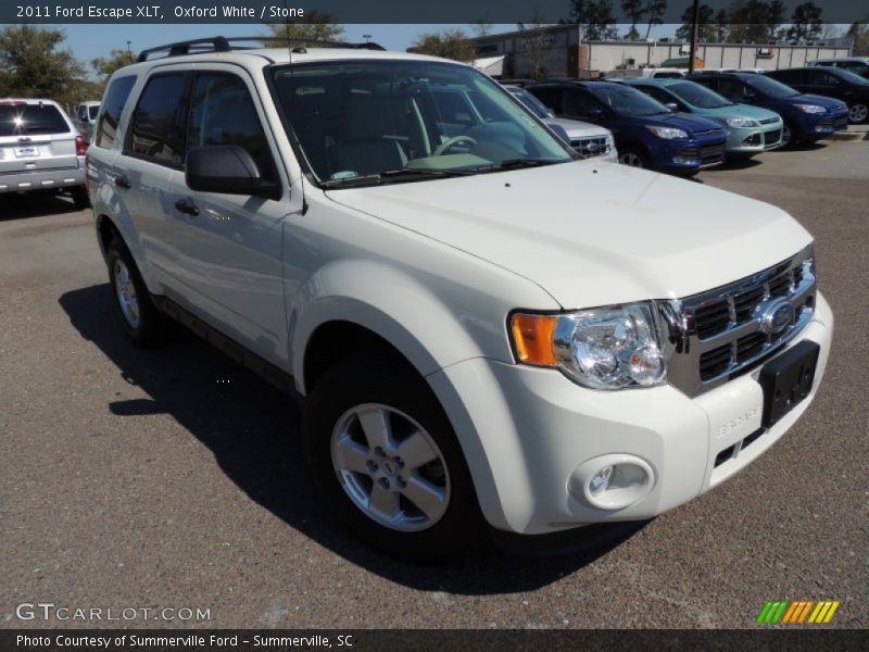 Oxford White / Stone 2011 Ford Escape XLT