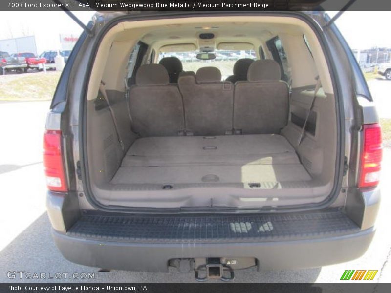 Medium Wedgewood Blue Metallic / Medium Parchment Beige 2003 Ford Explorer XLT 4x4