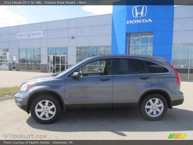 Polished Metal Metallic / Black 2011 Honda CR-V SE 4WD