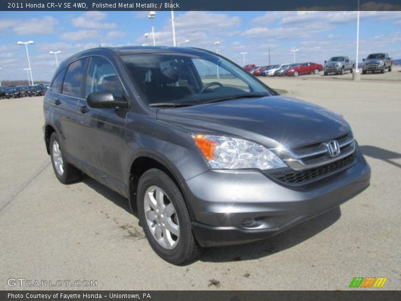 Polished Metal Metallic / Black 2011 Honda CR-V SE 4WD