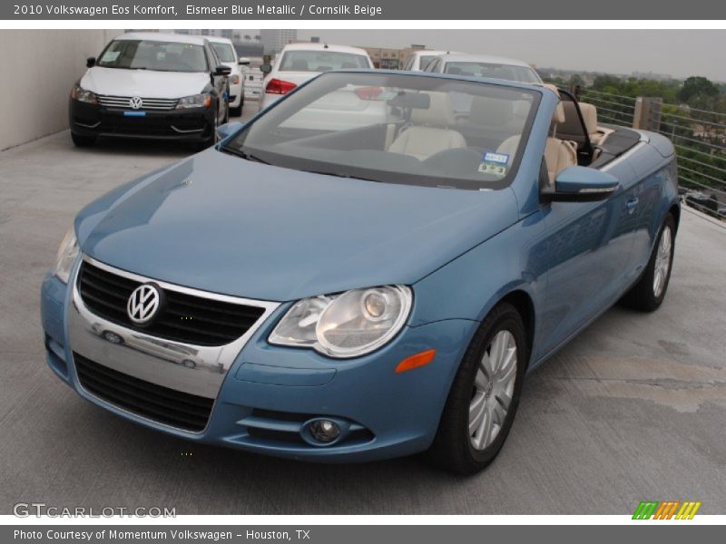 Eismeer Blue Metallic / Cornsilk Beige 2010 Volkswagen Eos Komfort