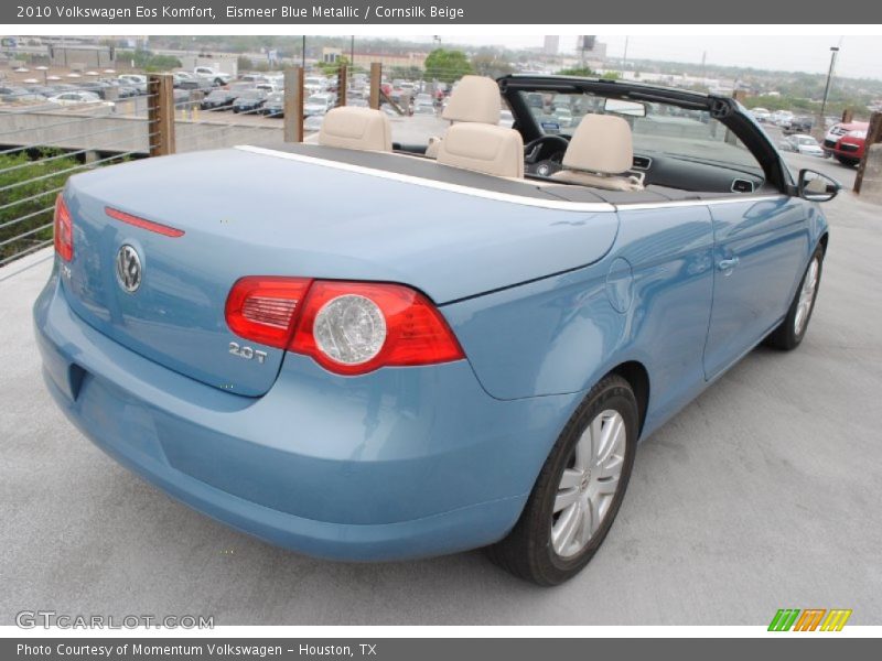 Eismeer Blue Metallic / Cornsilk Beige 2010 Volkswagen Eos Komfort