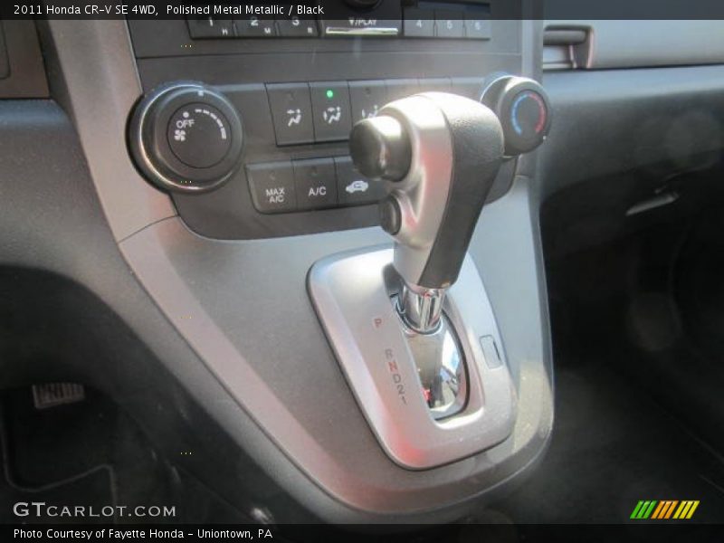 Polished Metal Metallic / Black 2011 Honda CR-V SE 4WD