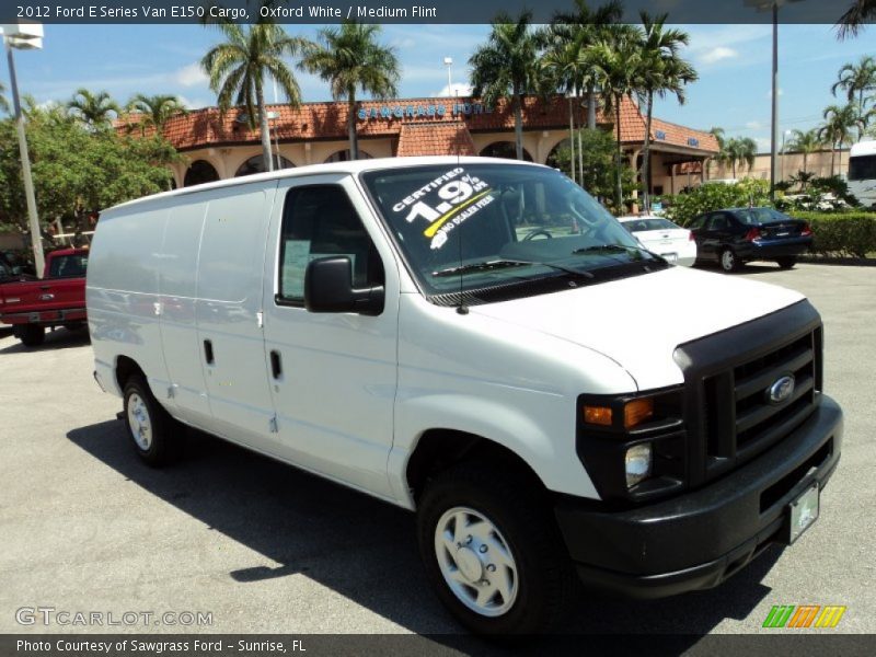 Oxford White / Medium Flint 2012 Ford E Series Van E150 Cargo