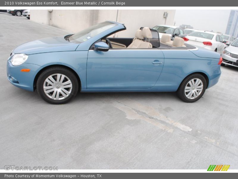 Eismeer Blue Metallic / Cornsilk Beige 2010 Volkswagen Eos Komfort