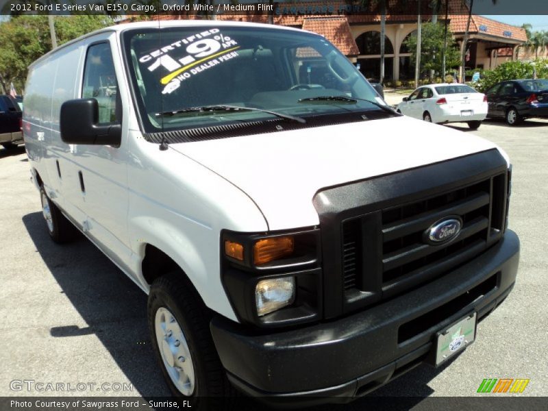 Oxford White / Medium Flint 2012 Ford E Series Van E150 Cargo