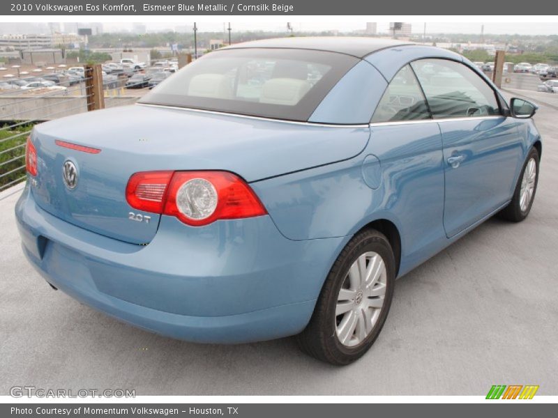 Eismeer Blue Metallic / Cornsilk Beige 2010 Volkswagen Eos Komfort