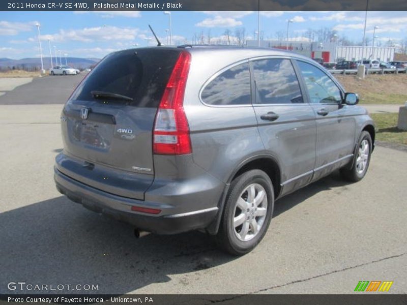 Polished Metal Metallic / Black 2011 Honda CR-V SE 4WD