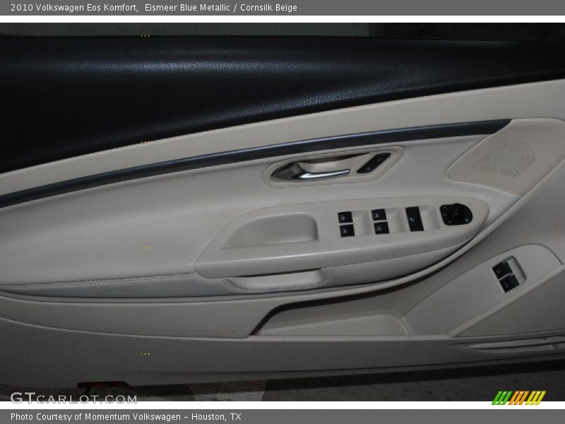 Eismeer Blue Metallic / Cornsilk Beige 2010 Volkswagen Eos Komfort