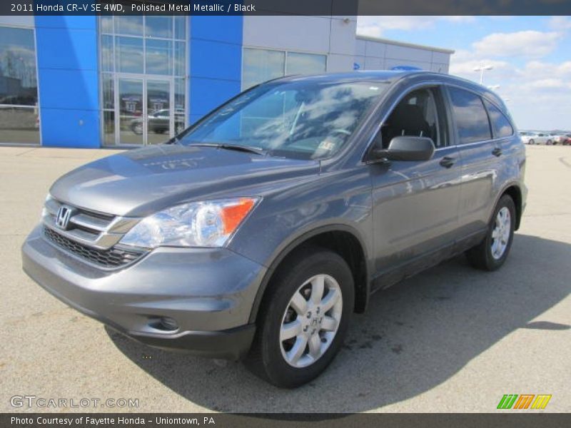 Polished Metal Metallic / Black 2011 Honda CR-V SE 4WD