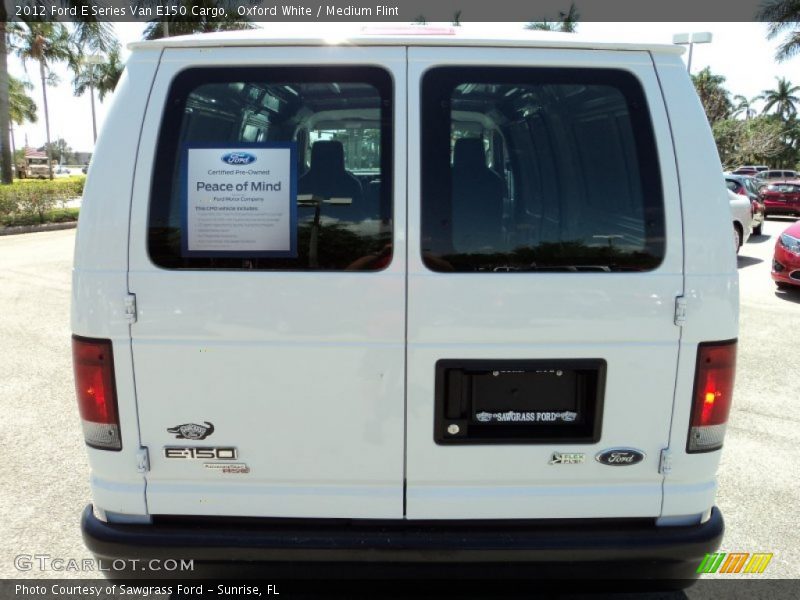Oxford White / Medium Flint 2012 Ford E Series Van E150 Cargo