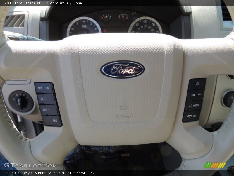 Oxford White / Stone 2011 Ford Escape XLT