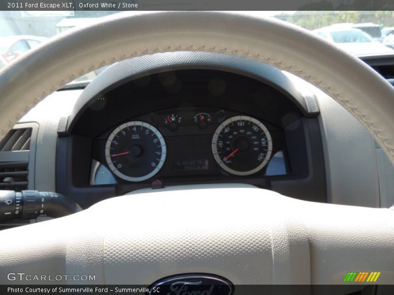 Oxford White / Stone 2011 Ford Escape XLT