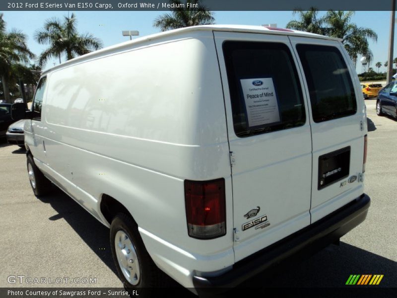 Oxford White / Medium Flint 2012 Ford E Series Van E150 Cargo