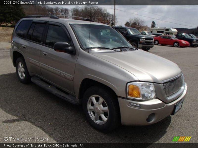 Sandalwood Metallic / Medium Pewter 2003 GMC Envoy SLT 4x4