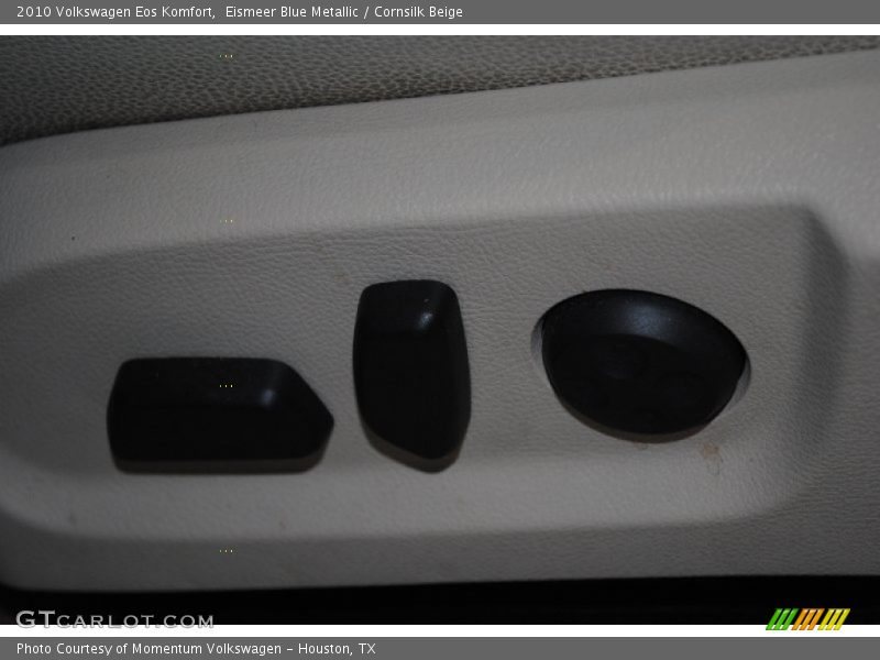 Eismeer Blue Metallic / Cornsilk Beige 2010 Volkswagen Eos Komfort