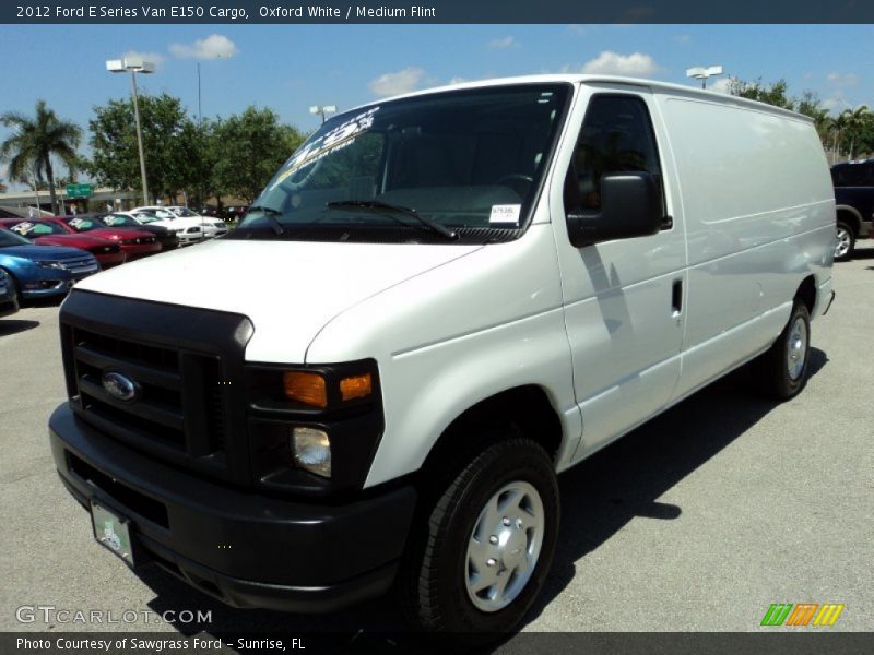 Oxford White / Medium Flint 2012 Ford E Series Van E150 Cargo