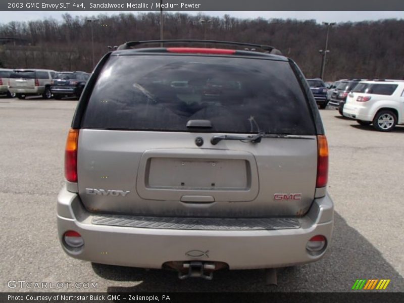 Sandalwood Metallic / Medium Pewter 2003 GMC Envoy SLT 4x4