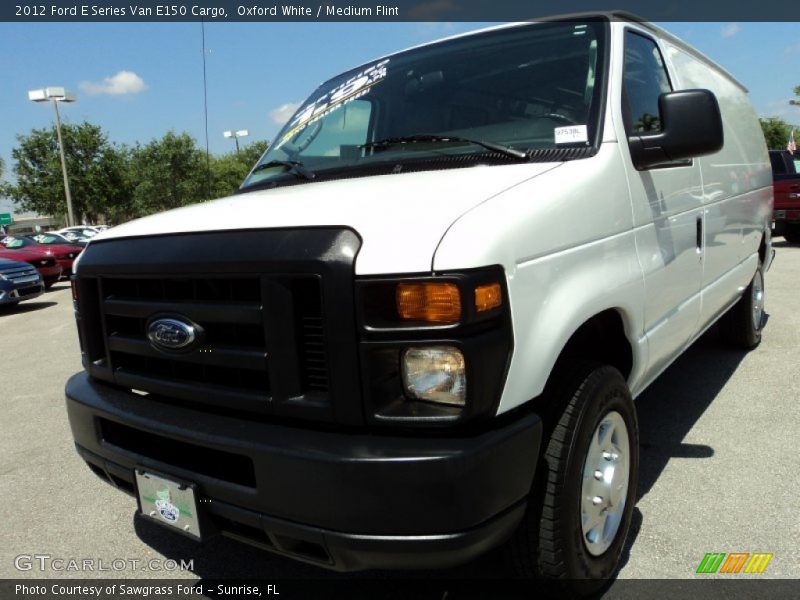 Oxford White / Medium Flint 2012 Ford E Series Van E150 Cargo