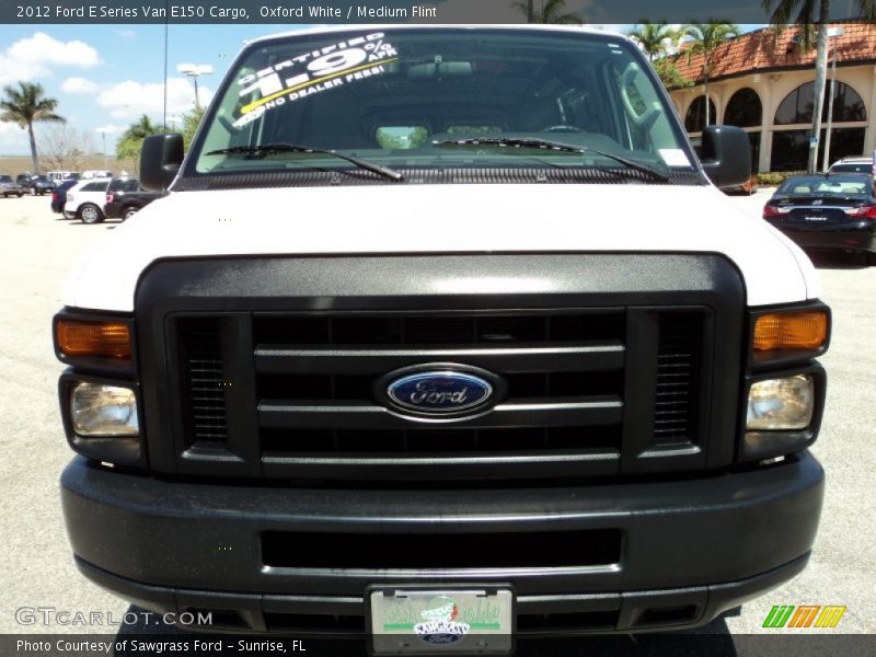Oxford White / Medium Flint 2012 Ford E Series Van E150 Cargo