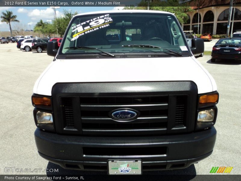 Oxford White / Medium Flint 2012 Ford E Series Van E150 Cargo