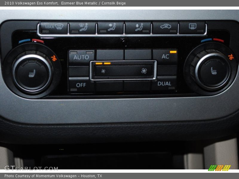 Eismeer Blue Metallic / Cornsilk Beige 2010 Volkswagen Eos Komfort
