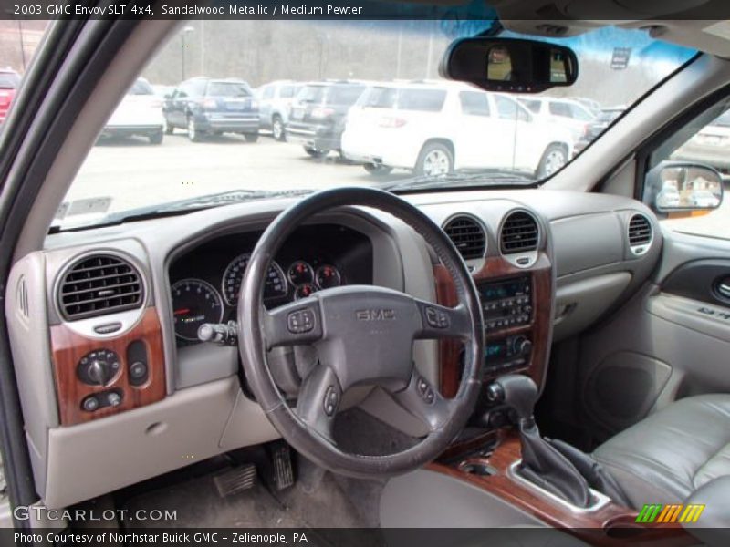 Sandalwood Metallic / Medium Pewter 2003 GMC Envoy SLT 4x4
