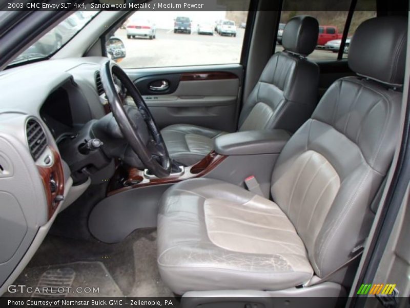 Sandalwood Metallic / Medium Pewter 2003 GMC Envoy SLT 4x4