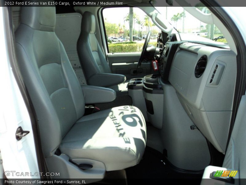 Oxford White / Medium Flint 2012 Ford E Series Van E150 Cargo