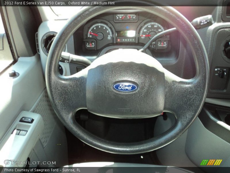 Oxford White / Medium Flint 2012 Ford E Series Van E150 Cargo