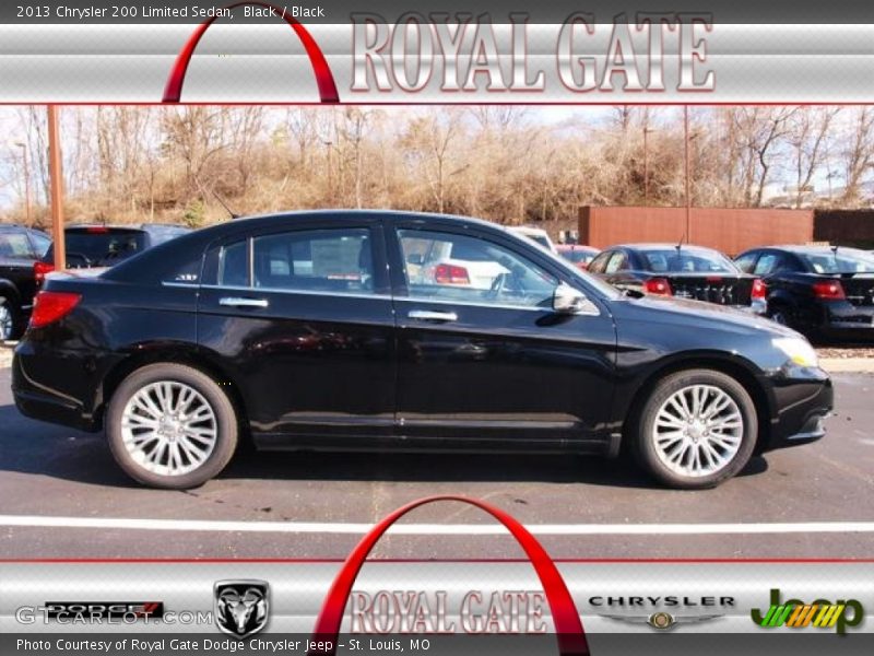 Black / Black 2013 Chrysler 200 Limited Sedan