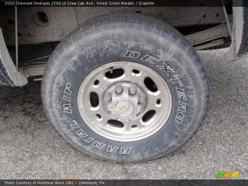 Forest Green Metallic / Graphite 2002 Chevrolet Silverado 2500 LS Crew Cab 4x4