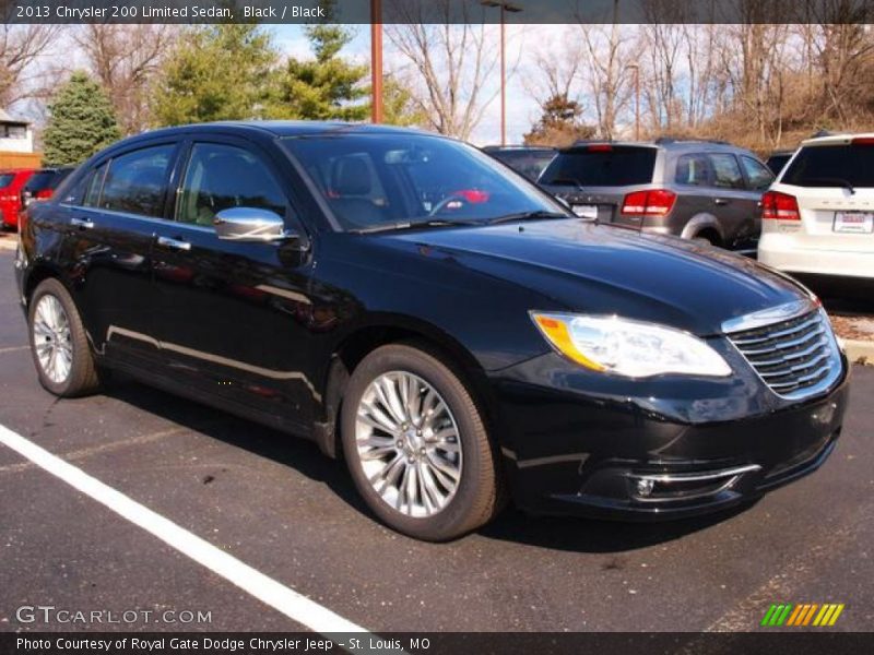 Black / Black 2013 Chrysler 200 Limited Sedan