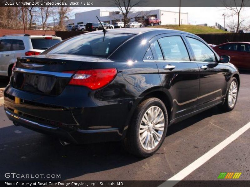Black / Black 2013 Chrysler 200 Limited Sedan