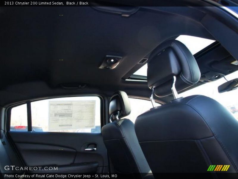 Black / Black 2013 Chrysler 200 Limited Sedan