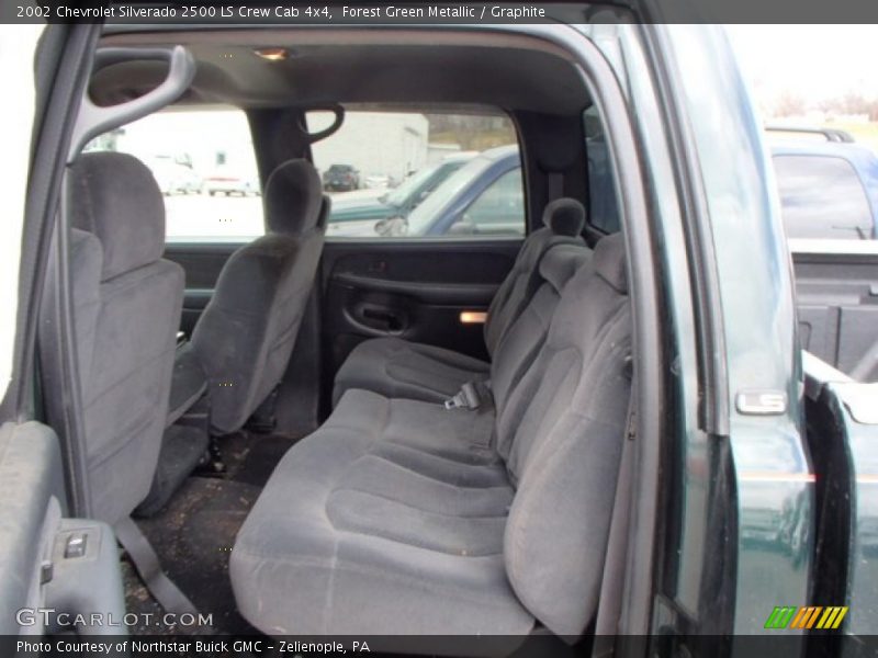 Forest Green Metallic / Graphite 2002 Chevrolet Silverado 2500 LS Crew Cab 4x4