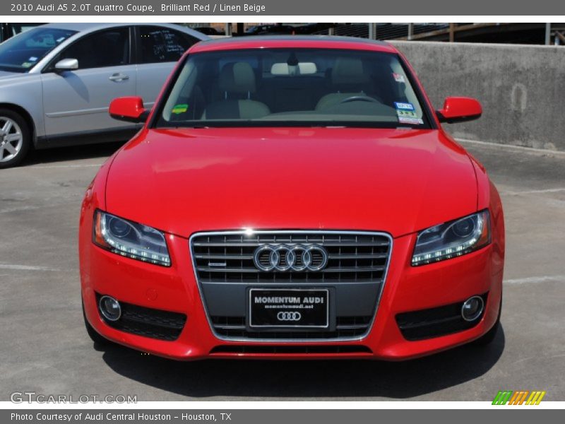 Brilliant Red / Linen Beige 2010 Audi A5 2.0T quattro Coupe