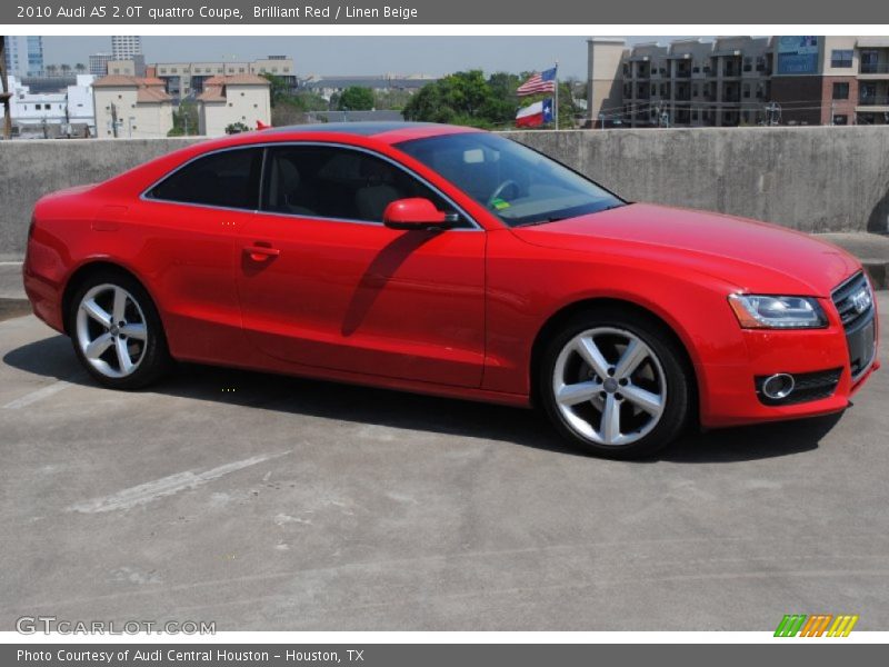 Brilliant Red / Linen Beige 2010 Audi A5 2.0T quattro Coupe