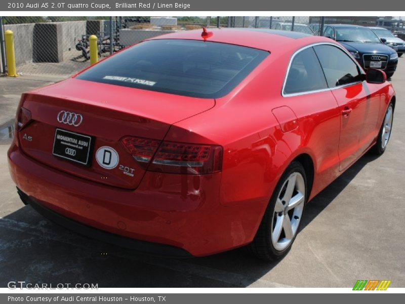 Brilliant Red / Linen Beige 2010 Audi A5 2.0T quattro Coupe